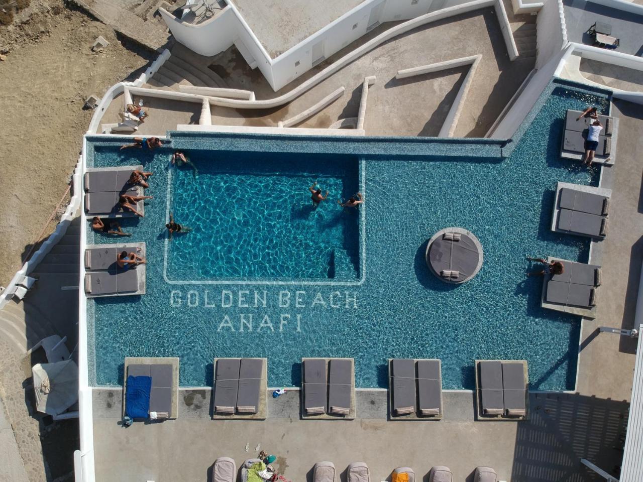 Golden Beach Resort Anafi Bagian luar foto