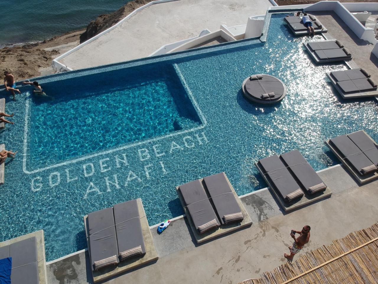 Golden Beach Resort Anafi Bagian luar foto